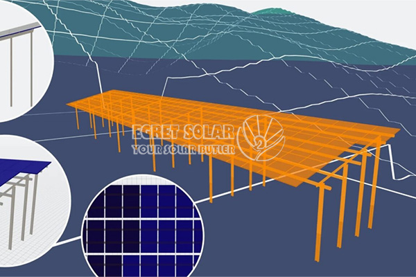 Egret Solar Enhing Tracker、大規模なPV計画のための地形ツール