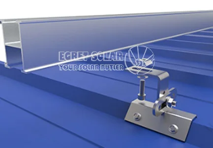 Trapezoidal Sheet Metal Standing Seam Clamp Trapezoidal Roof Mounting Trapezoidal Sheet Metal Standing Seam Clamp Trapezoidal Roof Mounting