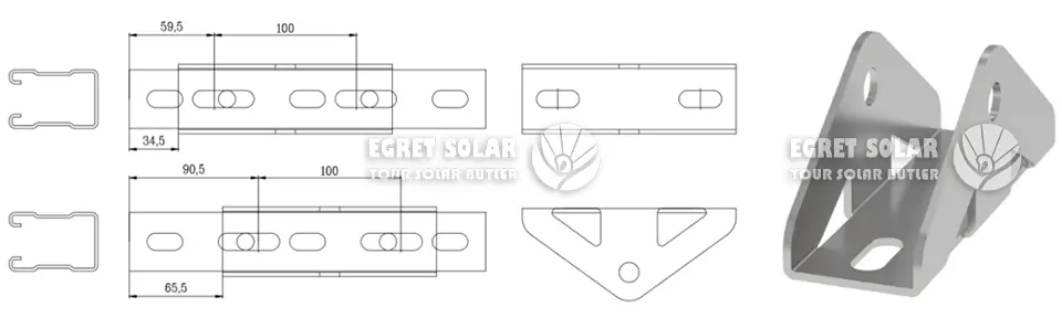 PV Triangular Joint Connector